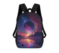 sinyumoney Water And Space Landscape Mochila Escolar Impresa En 3D Mochila Escolar De Moda Para Niños Mochilas Para Niños Estudiantes De Secundaria 17inch