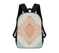 sinyumoney Watercolor And Gold III Mochila Escolar, Mochila De Negocios, Mochila Impermeable Para Adolescentes, Niños, Mujeres Y Hombres 17inch