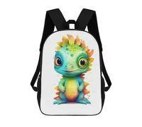 sinyumoney Watercolor Baby Iguana Mochilas Infantiles Mochila Escolar Impresa En 3D Para Niños Mochilas De Viaje Bolsas Para Libros Para Niños 17inch Mochila Escolar