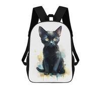 sinyumoney Watercolor Bombay Cat Baby Mochila Escolar Infantil De 17 Pulgadas Con Estampado 3D, Mochila Moderna Para Niños, Mochilas De Viaje, Bolsas Para Libros, Mochila Escolar Infantil