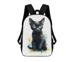 sinyumoney Watercolor Bombay Cat Baby Mochila Ligera Informal Para El Día A Día, Mochila Escolar Para Hombres/mujeres 17inch