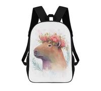 sinyumoney Watercolor Capybara Art Mochilas Escolares Ligeras Para Aeropuerto, Estudiantes Universitarios, Mochila Para La Escuela/trabajo/viajes 17inch