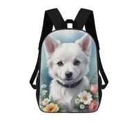sinyumoney Watercolor Dog Painting Mochilas Mochilas Infantiles Mochila Escolar Mochila Escolar Infantil Impresa En 3D Mochilas De Viaje De Moda Para Niños De Primaria Y Secundaria 17inch