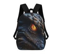 sinyumoney Watercolor Dragon Mochilas Escolares Para Niños, Bolsa De Escuela Impresa En 3D Para Niños, Estudiantes De Primaria Y Colegio, Ojo del dragón, 17"
