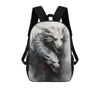 sinyumoney Watercolor Dragon Mochilas Escolares Para Niños, Bolsa De Escuela Impresa En 3D Para Niños, Estudiantes De Primaria Y Colegio, Dragones duales, 17"