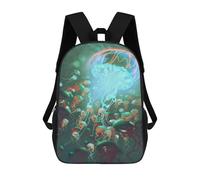 sinyumoney Watercolor Jellyfish Art Mochila Escolar Impresa En 3D Para Niños 17inch Mochilas Para Niños Y Niñas, Mochilas Escolares Para Niños, Mochilas De Viaje
