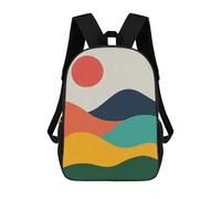 sinyumoney Watercolor Landscape 05 Mochila Escolar Infantil Impresa En 3D Para Niños, Mochilas De Viaje, Bolsas Para Libros Para Niños Estudiantes De Primaria 17inch
