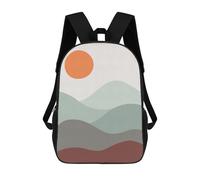 sinyumoney Watercolor Landscape 07 Mochila, Mochila Escolar Impresa En 3D, Bolsa Para El Almuerzo Escolar, Mochila De Viaje, Mochila Para Amigos, Mochila Escolar Para Niñas Y Niños 17inch