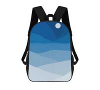 sinyumoney Watercolor Landscape 1 Mochila Infantil Para Niñas Y Niños, Mochila De Día, Escuela Primaria, Perfecta Para La Vuelta Al Cole O Educación Física, Regalos Y Viajes 17inch