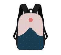 sinyumoney Watercolor Landscape 2 Mochila Escolar Para Niñas Mochila Impermeable Mochila Informal De Día Mochila Ligera Para Niño Y Niña Mochila Escolar 17inch