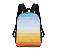 sinyumoney Watercolor Landscape A4 Mochila Escolar Infantil Impresa En 3D Para Niños, Mochilas De Viaje, Bolsas Para Libros Para Niños Estudiantes De Primaria 17inch