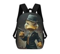 sinyumoney Waterproof Detective Duck Mochila Escolar Resistente Al Agua Para Ordenador Portátil Para La Escuela/trabajo/viajes 17inch