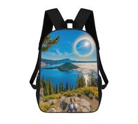 sinyumoney Wedding Shoes on Crater Lake Mochila Escolar Impresa En 3D 17inch Mochilas De Moda Para Niños, Mochilas Escolares Para Niños De Primaria Y Secundaria