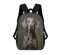 sinyumoney Weimaraner Mochilas Infantiles Impresas En 3D De 17 Pulgadas. Mochila Escolar Informal Impresa En 3D Para Niños De Primaria Y Secundaria.