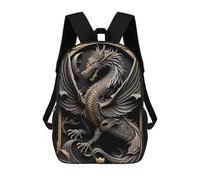sinyumoney Western Dragon Lord Mochila De Viaje Para La Universidad, Mochilas Para El Campus, Viajes Al Aire Libre Y Deportes 17inch