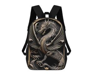 sinyumoney Western Dragon Lord Mochila De Viaje Para La Universidad, Mochilas Para El Campus, Viajes Al Aire Libre Y Deportes 17inch