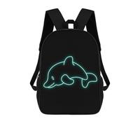 sinyumoney Whale Animal Mochila Escolar Impresa En 3D Para Niños Mochilas De Viaje De Alta Capacidad Bolsas Para Libros Mochila Escolar Para Niños Mochila 17inch