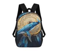 sinyumoney Whale Art Ocean Decor-1 Mochilas Escolares Para Ordenador, Ideales Para El Colegio/trabajo/viajes, Acampadas, Aventuras Al Aire Libre Y Viajes Diarios 17inch