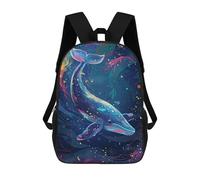 sinyumoney Whale Dreams in Colorful Ocean Mochila De Viaje Para La Universidad Mochilas Para La Escuela/trabajo/viajes 17inch