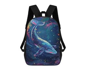 sinyumoney Whale Dreams in Colorful Ocean Mochila De Viaje Para La Universidad Mochilas Para La Escuela/trabajo/viajes 17inch