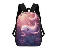 sinyumoney Whale Fantasy Underwater Art Mochila Escolar Impresa En 3D 17inch Mochila Escolar Infantil Mochilas De Viaje Mochila Informal De Moda Para Niños Y Estudiantes