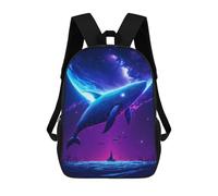 sinyumoney Whale in Cosmic Ocean-1 Mochila Infantil, Mochila Escolar Infantil, Mochilas Escolares Impresas En 3D Para Niños Y Estudiantes Adolescentes 17inch