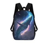 sinyumoney Whale in Space Art Print-1 Mochila Escolar Infantil De 17 Pulgadas Con Estampado 3D De Películas De Anime Para Niños, Mochila De Viaje, Mochila Escolar Infantil