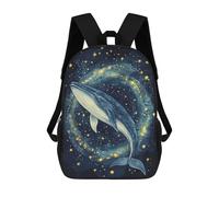 sinyumoney Whale in Starry Sky-6 Mochilas Infantiles Mochila Escolar Impresa En 3D Para Niños Mochilas De Viaje Bolsas Para Libros Para Niños 17inch Mochila Escolar