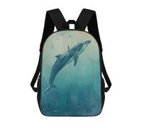 sinyumoney Whale Rider Mochila Escolar Infantil Impresa En 3D Para Niños, Mochila De Viaje De Alta Capacidad, Bolsas Para Libros, Mochila Escolar Infantil 17inch