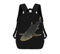 sinyumoney Whale Shark Deep Mochilas Impresas En 3D Para Niños, Mochila Escolar, Mochila Informal Para Exteriores, Mochila Informal De Moda Para Niños, Lindas Bolsas De Viaje 17inch
