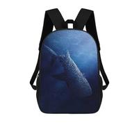 sinyumoney Whale Shark Graceful Giant Mochila Escolar Para Niñas 17inch Mochila Informal Ligera Para Niños Y Niñas, Ideal Para Estudiantes De Secundaria