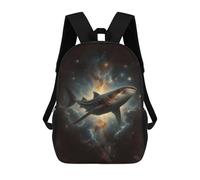 sinyumoney Whale Shark in Galaxy Mochilas Impresas En 3D Para Niños, Mochila Escolar, Mochila Informal Para Exteriores, Mochila Informal De Moda Para Niños, Lindas Bolsas De Viaje 17inch
