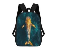 sinyumoney Whale Shark in Ocean Mochila Escolar Infantil Impresa En 3D 17inch Mochilas Escolares Para Niños, Estilo Casual Y Moderno, Mochilas De Viaje De Alta Capacidad