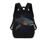 sinyumoney Whale Shark Mochilas Impresas En 3D 17inch Mochila Escolar Infantil Para Exteriores, Mochila Informal De Día, Bolsas De Viaje Informales Para Estudiantes De Secundaria