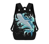 sinyumoney Whale Shark Scuba Diving Mochilas Infantiles Impresas En 3D, Mochilas De Moda Informales, Mochilas De Viaje Bonitas, Mochilas Informales Para Exteriores Para Niños Y Niñas 17inch