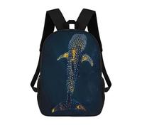 sinyumoney Whale Shark Underwater Mochila Escolar Impresa En 3D Mochilas Informales Para Niños Mochila Escolar Impresa En 3D Para Niños De Primaria Y Secundaria 17inch