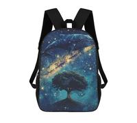sinyumoney Whale Tree Galaxy Art Print-2 Mochila Escolar Para Secundaria Y Preparatoria. Mochila Informal Para Adolescentes, Chicas, Chicos, Mujeres Y Hombres. 17inch