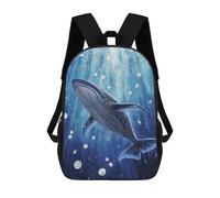sinyumoney Whale Watching Underwater 17inch Mochila Escolar Impresa En 3D Para Niños, Mochila Escolar Informal De Moda, Mochilas De Viaje Para Niños Y Estudiantes.