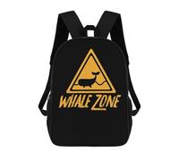 sinyumoney Whale Zone on The Sea Natu Mochila Escolar Infantil Impresa En 3D, Mochila Informal De Moda Para Niños, Mochila De Viaje De Alta Capacidad Para Libros Para Niños 17inch