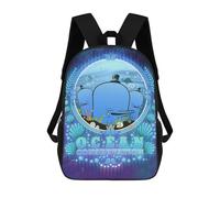 sinyumoney Whales of Wonder Mochilas Para Niños Y Estudiantes, Mochilas Escolares Impresas En 3D, Mochilas Para Estudiantes De Primaria Y Secundaria Para Niños Y Niñas 17inch