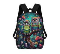 sinyumoney What A Hoot Mochila Escolar Para Niños Mochila Escolar Impresa En 3D Mochila Escolar De Moda Para Niños De Primaria Y Secundaria 17inch