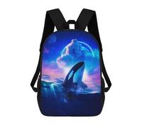 sinyumoney Whats In Above The Sea Mochila Escolar Informal Para El Día A Día, Para La Escuela, El Trabajo Y Los Viajes Para Hombres Y Mujeres 17inch