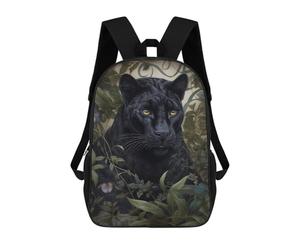 sinyumoney Whimsical Black Panther Mochila Escolar, Mochila Para Portátil, Mochila Para Adolescentes, Niñas, Niños, Mujeres Y Hombres 17inch