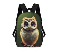 sinyumoney Whimsical Owl Portrait Mochila Escolar Infantil De Moda Informal Mochilas Infantiles Impresas En 3D Mochila Grande Para Niño 17inch