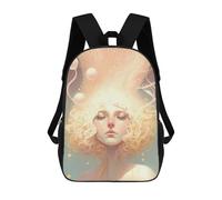 sinyumoney Whispering Bubbles A Dreamy Portrait Mochila Infantil, Mochila Escolar Infantil, Mochilas Escolares Impresas En 3D Para Niños Y Estudiantes Adolescentes 17inch