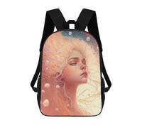 sinyumoney Whispering Bubbles Dreamscape Mochila Escolar Para Niños Mochila Escolar Impresa En 3D Mochila Escolar De Moda Para Niños De Primaria Y Secundaria 17inch