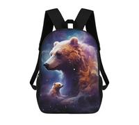 Sinyumoney Whispering Trees A Dreamy Garden Scene Mochila Escolar, Mochila Casual Para Escuela, Trabajo Y Viajes, Ideal Para Campus, Actividades Al Aire Libre Y Deportes, Cosmic Bear Family, 17"