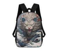 sinyumoney Whispering Waves A Lion's Tale Mochila Infantil, Mochila Escolar Impresa En 3D, Mochila Para Niños Y Niñas, Mochila Escolar Ajustable Para La Escuela Primaria 17inch