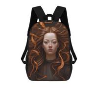 sinyumoney Whispering Winds of Hair Mochila Escolar Infantil Impresa En 3D, Mochila Informal De Moda Para Niños, Mochila De Viaje De Alta Capacidad Para Libros Para Niños 17inch
