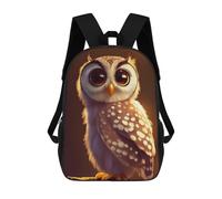 sinyumoney Whispering Woods The Enchanted Owl Mochilas Para Niños Mochila Escolar Mochila Escolar Impresa En 3D Para Niños Estudiantes De Primaria Y Secundaria 17inch